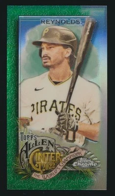 2022 Allen & Ginter Chrome Mini Green Refractor #217 Bryan Reynolds 49/99 - Image 1 of 2