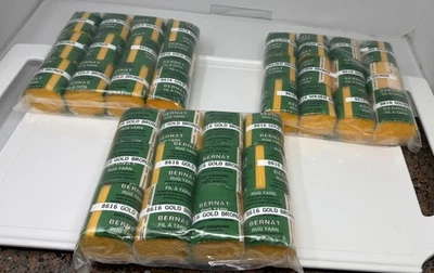 36 paquetes 320 piezas Bernat Acrílico Cierre Gancho Alfombra Hilo Canadá Pre Corte Dorado Bronce Foto 1 de 4