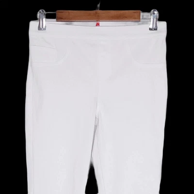 SPANX womens pull on slimming jegging size M stretch solid white shaping skinny - Image 1 of 4