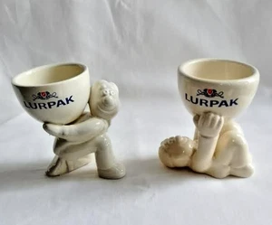 Vintage Lurpak Limited Edition Douglas Eierbecher x 2 (2er Pack) mit Originalkarton - Bild 1 von 16