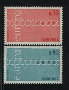 Europa by ANDORRA French MNH Sc 205-06  Value $ 27.50 - Picture 1 of 1
