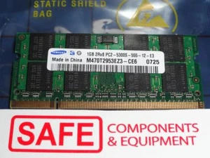 Samsung Memory 2GB (2X1GB) M470T2953CZ3-CE6 PC2-5300S DDR2 667Mhz SODIMM MM-459 - Picture 1 of 2