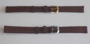 Uhrenarmband echt hellbraunes Leder für Damenuhr, Schnäppchen Größe 10mm - Bild 1 von 1