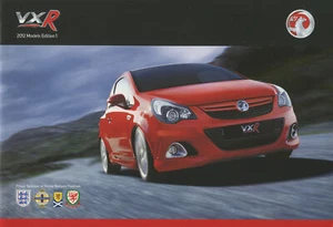 CAR BROCHURE: VAUXHALL VXR - 2012 EDITION 1 (INCLUDES CORSA/INSIGNIA/VXR8) - Picture 1 of 1