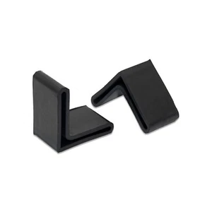 Metal Porch Gliders L Shaped Durable Thick Rubber Angle Iron Foot Pads 4 Pcs ... - Picture 1 of 6