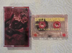 CATTLE DECAPITATION HUMAN JERKY BRAND NEW 2024 RED GLITTER SHELL variant SEALED! - Picture 1 of 6