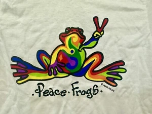 Vintage 90’s Peace Frogs Shirt Size 4T Youth FAST SHIPPING Girls - Picture 1 of 6