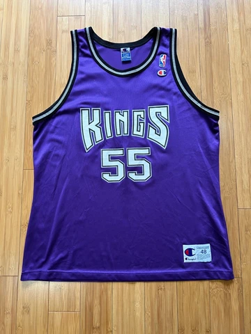 Vintage Champion Sacramento Kings Jason Williams #55 Jersey Mens Sz 48 XL Cover