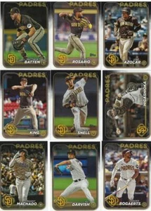 2024 Topps Series 1 and 2 San Diego Padres team set (20 cards) Waldron RC - Picture 1 of 1