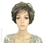 WannaBe PREMIUM SYNTHETIC WIG "SUSAN" Silver Woman Style Wig | Select Color!