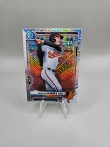 Heston Kjerstad 2021 Bowman Prospects Chrome Mojo Refractor #BCP-166 Orioles - Picture 1 of 2