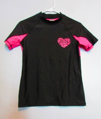 Protector contra erupciones Xhilaration negro y rosa para niñas talla XL (14-16) ¡¡USADO EN EXCELENTE ESTADO!!! Foto 1 de 3