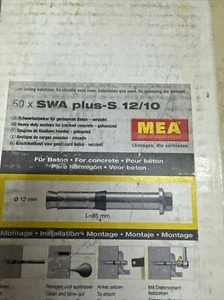 Apolo MEA Schwerlastanker für gerissenen Beton SWA plus - S 12 / 10   50 Stück - Bild 1 von 5