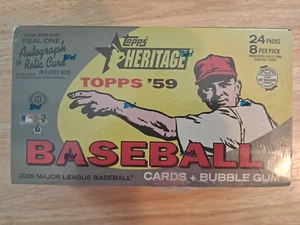 Tarjetas de béisbol Topps Heritage '59 1959 2008 selladas caja de pasatiempos envío gratuito - Imagen 1 de 4