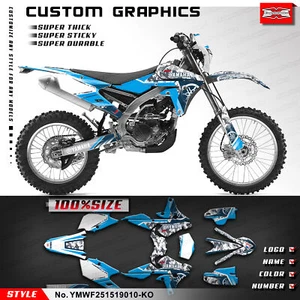 Multicamo Stickers Adhesive Decals for Yamaha WR250F 2015 2016 2017 2018 2019 - Picture 1 of 9