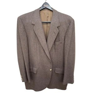 Men’s Vintage Neiman Marcus Oxxford Dark Brown Coat - Believe to be an XL - Picture 1 of 13