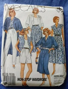 McCalls 80s Sewing Pattern 3076 Ladies no stop wardrobe Size 12 uncut bust 34 - Picture 1 of 2