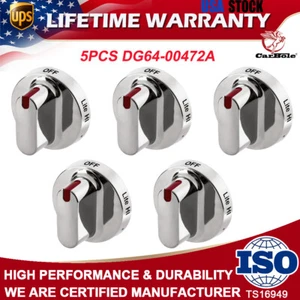 Set of 5 DG64-00472A Stove Knobs Fits For Samsung PS10058981 DG64-00347A 3447604 - Picture 1 of 18