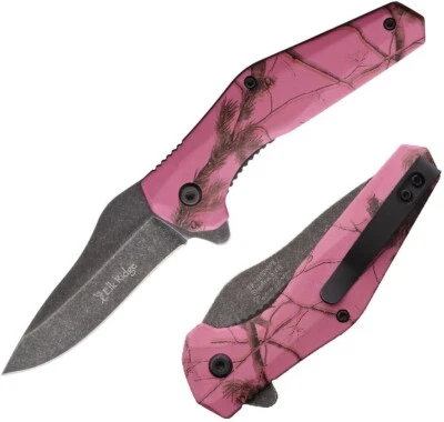 Cuchillo Plegable Asistido Elk Ridge Linerlock 2.88" 3Cr13 Hoja de Acero Mango de Nylon Foto 1 de 3