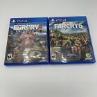 Lot Far Cry 4  Limited Edition And 5 Both Ps4 Playstation 4 - Complete Cib