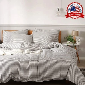 Juego funda almohada algodon ultra suave ropa de cama transpirable absorbente - Picture 1 of 8