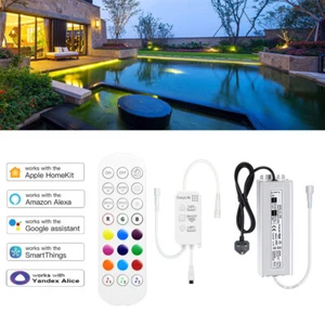 Apple HomeKit 60LEDs/M 60M 30M 20M 15M 10M 6M WiFi Música RGB LED Tira de Luz 12V - Imagen 1 de 15