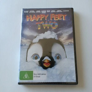 Happy Feet Two DVD New & Sealed 2011 Elijah Wood Robin Williams Pink Region 4 - Picture 1 of 6