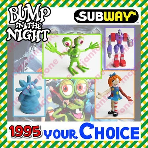 Subway 1995 BUMP IN THE NIGHT Monster Cartoon PVC Figur Puppe IHR Spielzeug WAHL - Bild 1 von 21
