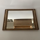 Miroir Mural Biseauté Art Déco Décor Végétal Stylisé Restauré
