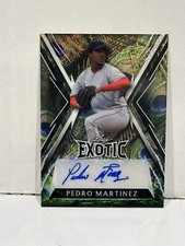 2023 Leaf Exotic Baseball Kaleidoscope Pedro Martinez auto /1 #BA-PM1 HOF