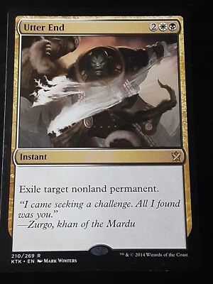 Utter End , Khans of Tarkir , Light play , MTG, FREE SHIPPING - Image 1 of 2