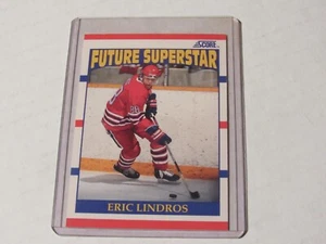 1990 / 91 Score Eric Lindros Hockey Card #440 Rookie - Picture 1 of 2