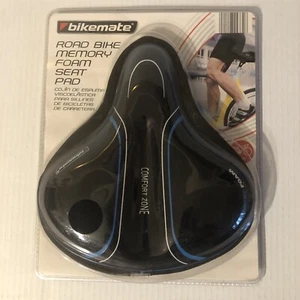 New Bike Seat-Bike Mate Road Bike Memory Foam Seat Pad 9.45" X 8.7" 2018’ - Picture 1 of 6