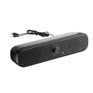 3.5mm Jack Wired Speakers Soundbar Stereo Bass Sound USB For PC Desktop Laptop - Photo 1/10