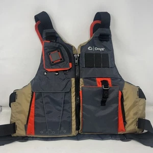 Onyx Fishing Life Jacket PDF, Vest. Tan Adult Universal 121700-706-004-17 - Picture 1 of 7