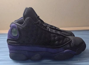 Size 5.5Y, Jordan 13 Retro Mid Court Purple/Black - Picture 1 of 15