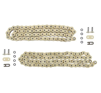 1991 Polaris 250 Big Boss 4X6 Gold O-Ring Chain 88L / 108L - Image 1 of 4