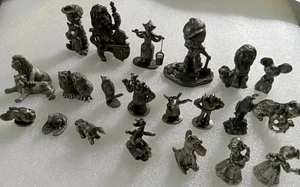Mixed Lot Of 21 Fine Pewter Figures Hudson,Disney,Gorham,Artil & Unbranded - Picture 1 of 11