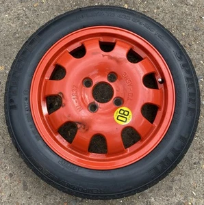 FORD FIESTA ST MK7 MK8 16" ALLOY SPACE SAVER SPARE WHEEL & T125/85 R16 TYRE. #41 - Picture 1 of 2