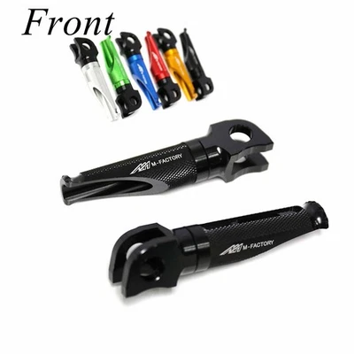 SHINOBI 黑色赛车前脚钉适用于雅马哈 Vmax 1700 09-12 13 14 15 16 17 — 第 1/4 张图片