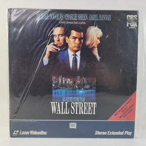 Wall Street Laserdisc LD 1987 Michael Douglas Charlie Sheen Daryl Hannah - Picture 1 of 3