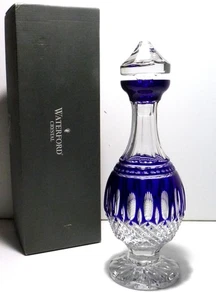*EXCELLENT* Waterford Crystal CLARENDON (1997-2010) Cobalt Blue Decanter 13" Box - Picture 1 of 13