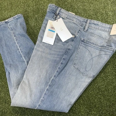 Calvin Klein Jeans Men's 36x30 Blue Slim Leg Cotton Blend NWT - Image 1 of 4