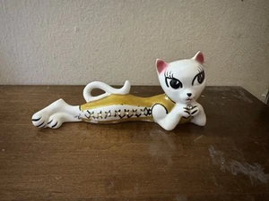Estatuilla de gato de cerámica coleccionable D. C. Spoor - antigua - Imagen 1 de 19