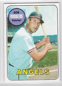 1969 Topps #157 BOB (BUCK) RODGERS Los Angeles Angels NR-MINT **Spedizione gratuita** - Foto 1 di 2