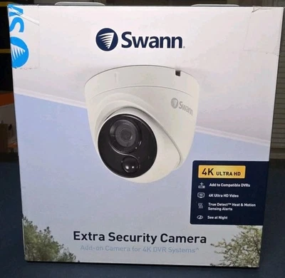Swann 4K HD Thermal Motion Dome Camera SWPRO-4KDOME - Bluetooth, Weatherproof - Image 1 of 3