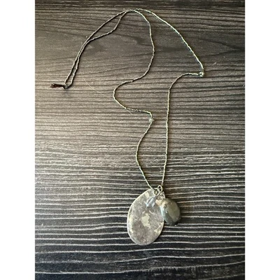 Colar de miçangas pingente artesanal multimetal marca da sorte  - Imagem 1 de 4