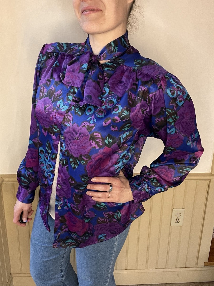 Satin 1980s Vintage Tops for Women for sale | eBay Satin 1980s Vintage Tops for Women for sale | eBay