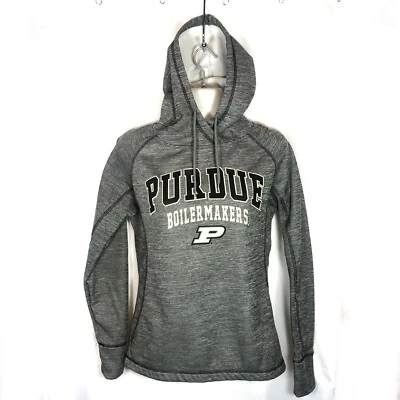 Sudadera con Capucha Purdue Boilermakers Coliseo Gris Forrada de Vellón - S Foto 1 de 4
