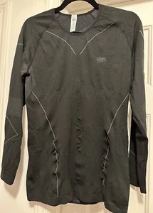 SOUKE Sports Air Compression Long Sleeve Base Layer Top BLACK unisex XL NEW - Picture 1 of 10